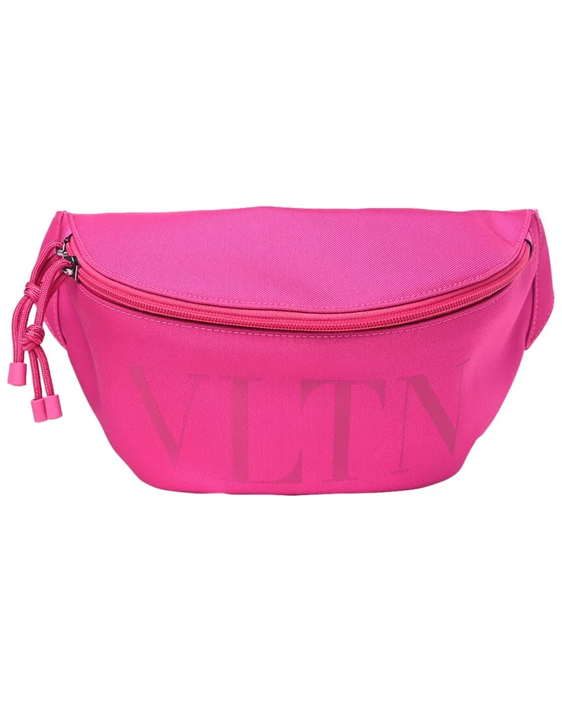 Valentino Garavani Pink PP Nylon VLTN Belt Bag (Authentic Pre-Loved Nocolor