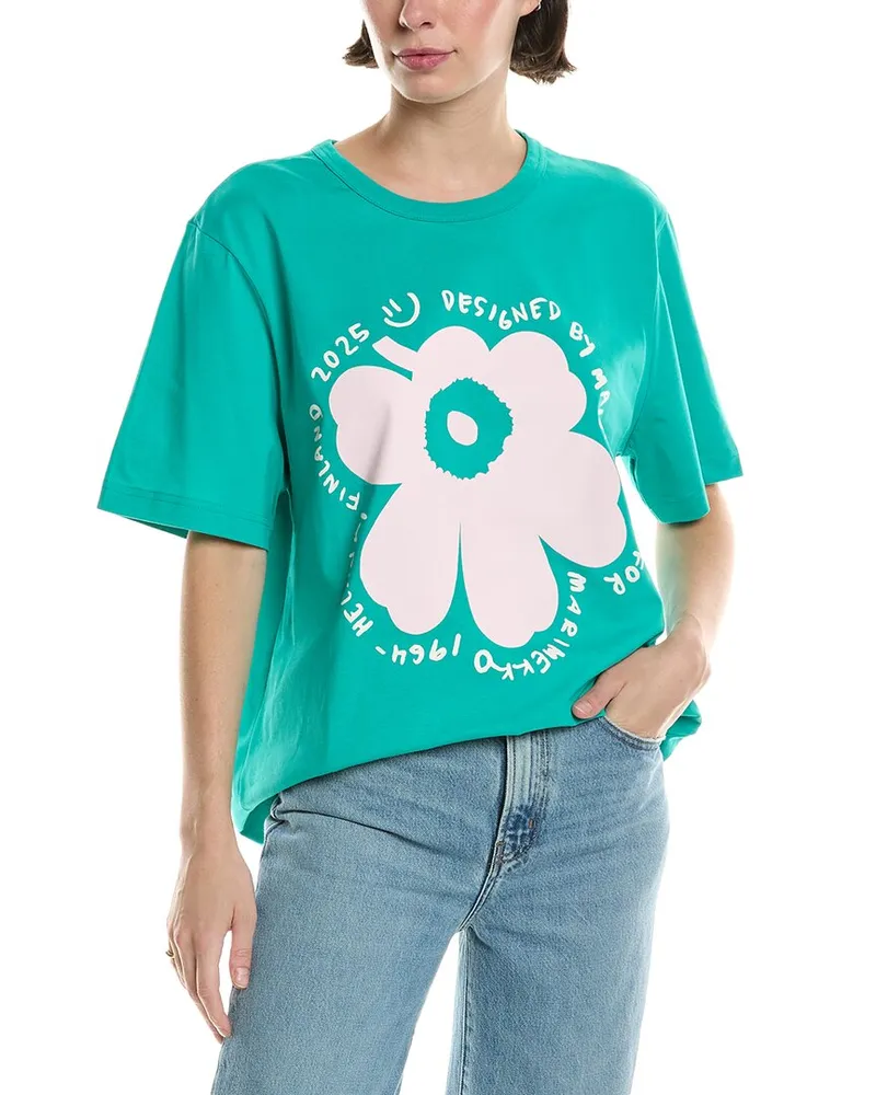 Marimekko Vihne Unikko T-Shirt Green