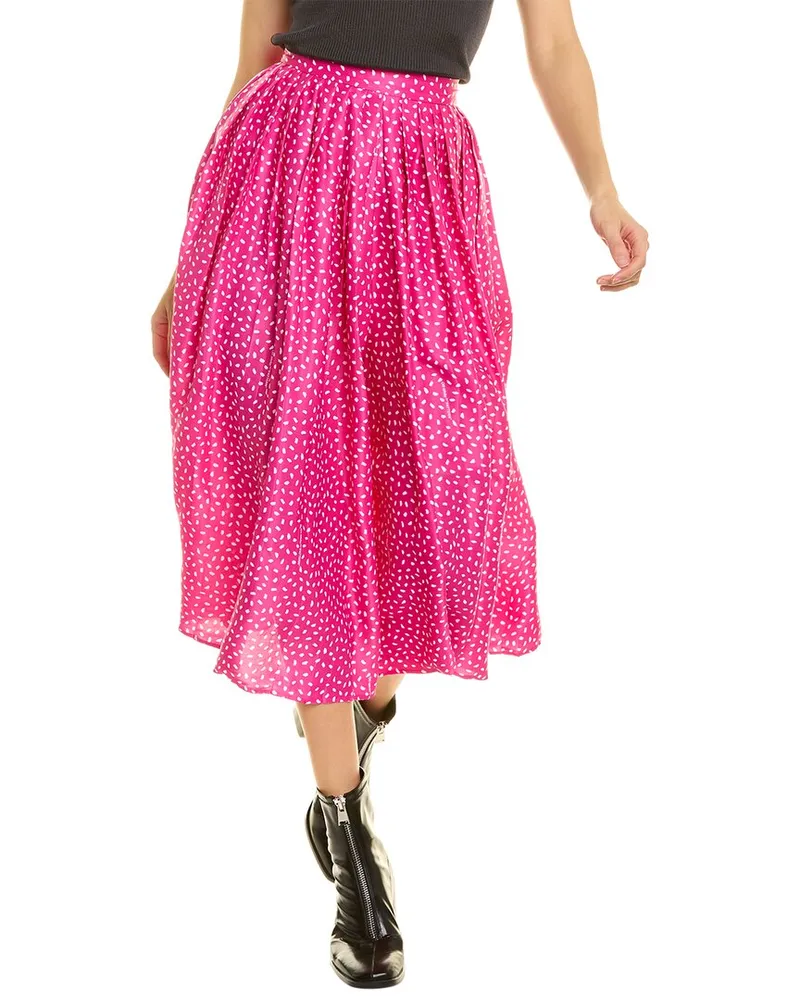 OFF-WHITE Pleated A-Line Skirt Nocolor