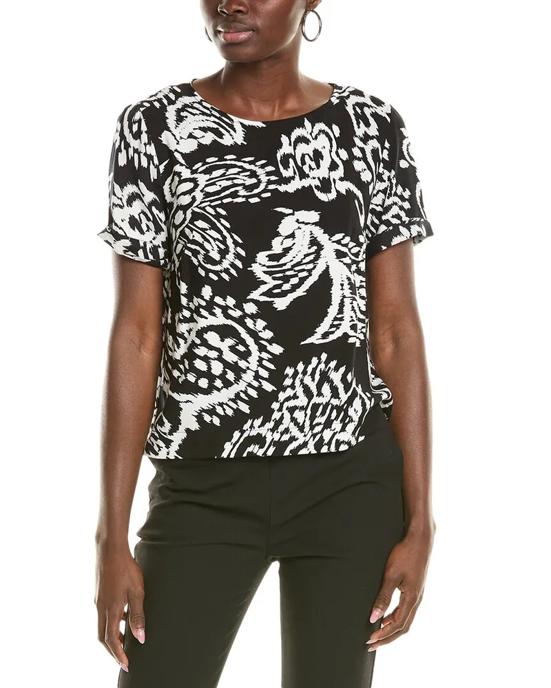 Vince Camuto Boxy Top Black