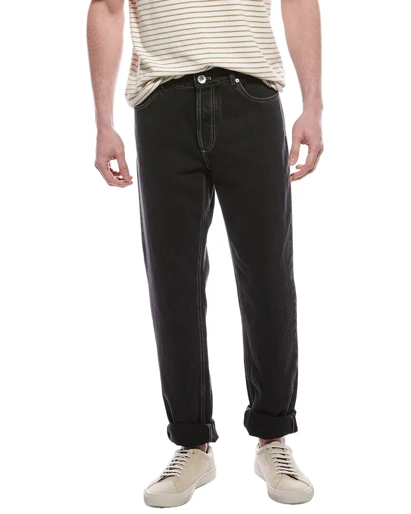 Brunello Cucinelli Traditional Fit Jean Nocolor
