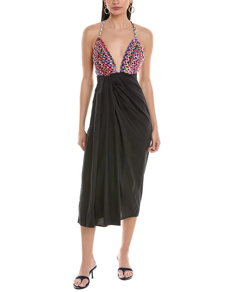 Mara Hoffman Jutta Linen-Blend Maxi Dress Black