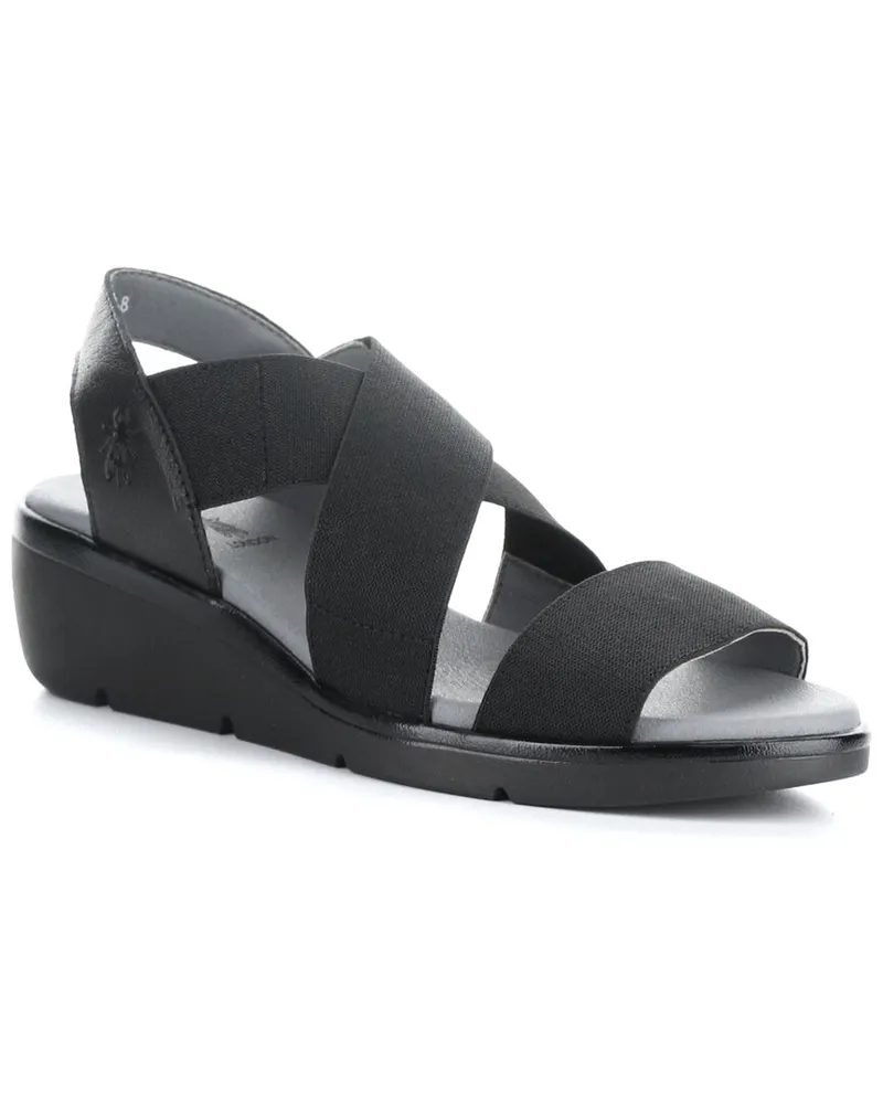 Fly London Noli Leather Wedge Sandal Nocolor