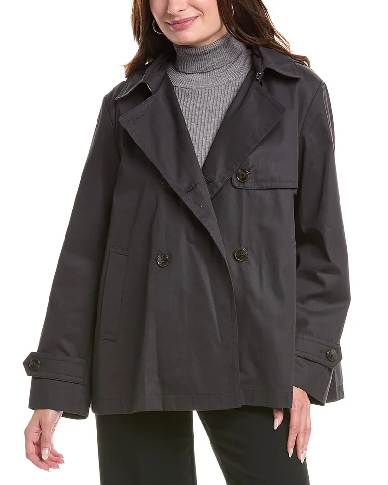 Herno Double-Breasted Jacket Black