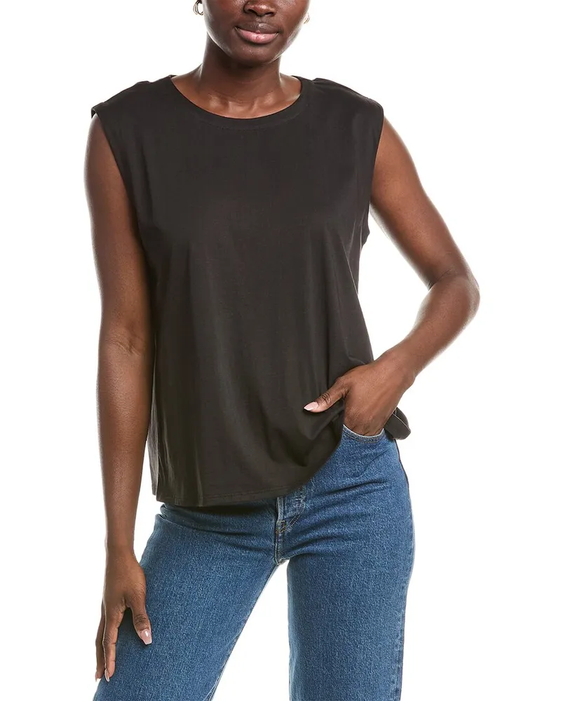 Eileen Fisher Round Neck Top Black