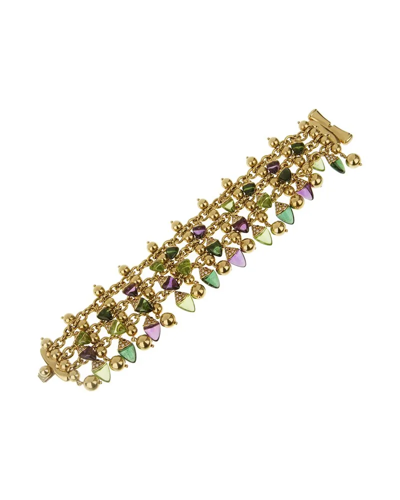 Bulgari 18K 63.00 ct. tw. Diamond & Gemstone Bracelet (Authentic Pre-Loved Nocolor