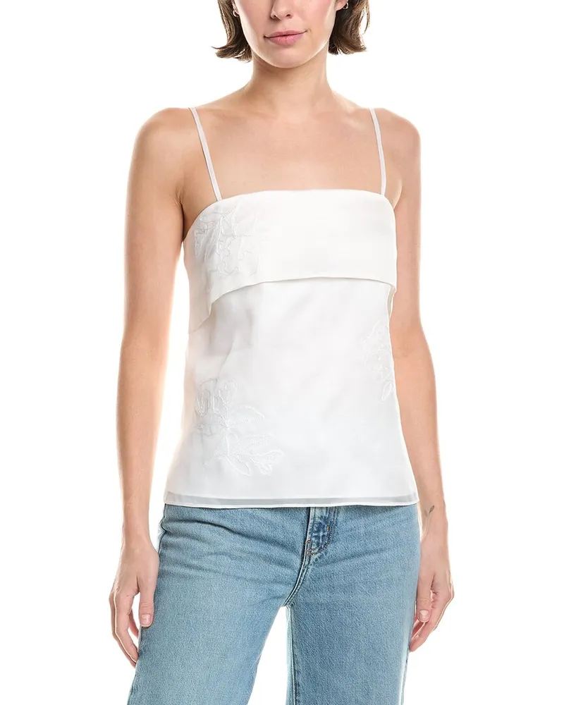 Rebecca Taylor Silk Top White