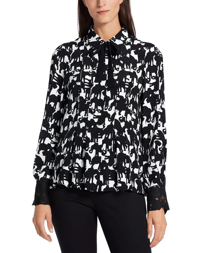 Marc Cain Silk-Blend Shirt Nocolor
