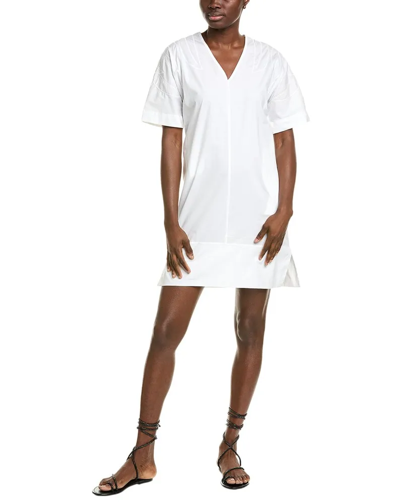 Alpha Studio Corto Kimono Dress White