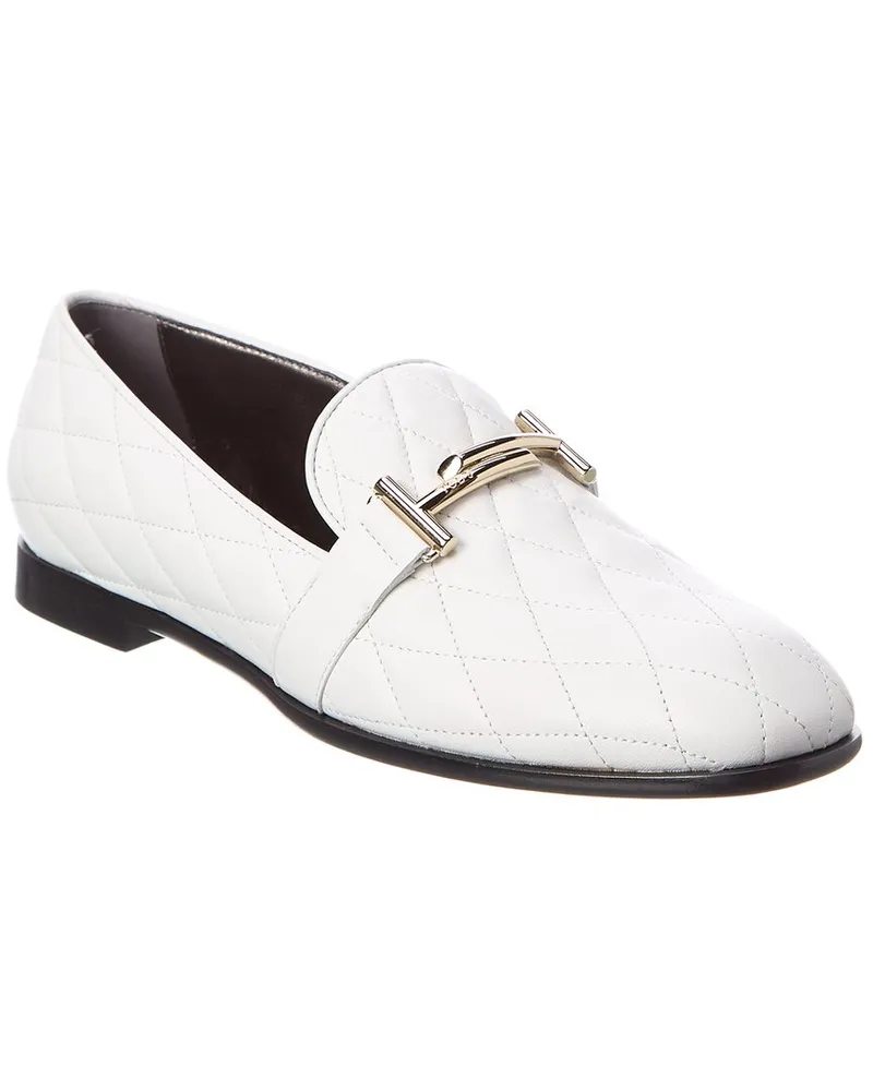 TOD'S TOD’s Double T Leather Loafer Nocolor