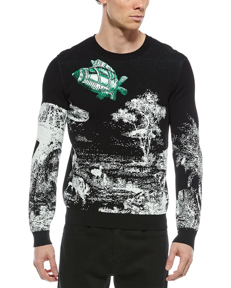 Valentino Garavani Maglieria Knit Sweater Black