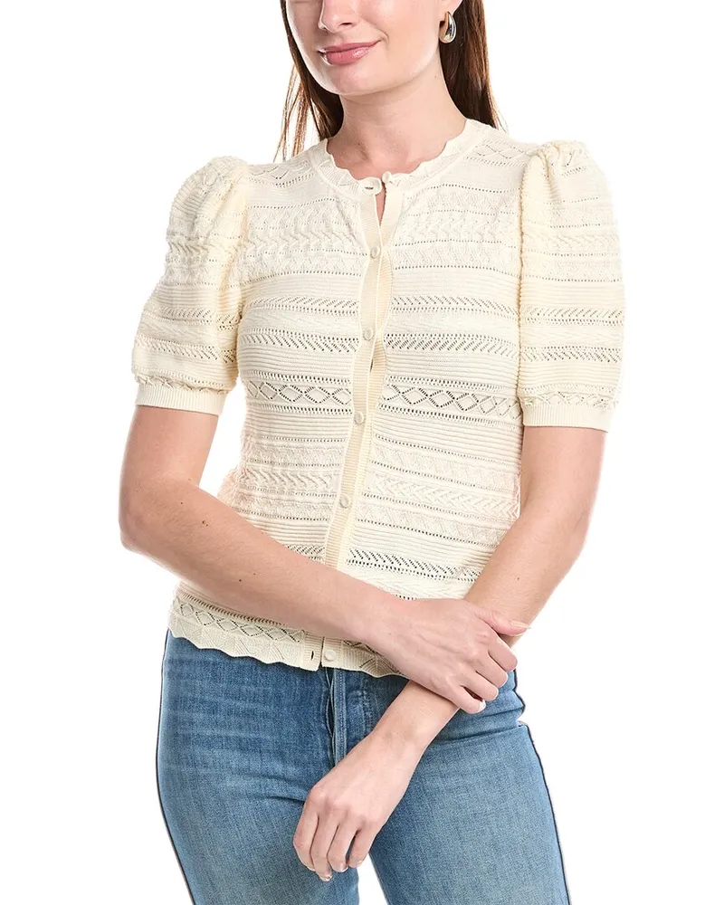 ba&sh Vinat Cardigan Beige