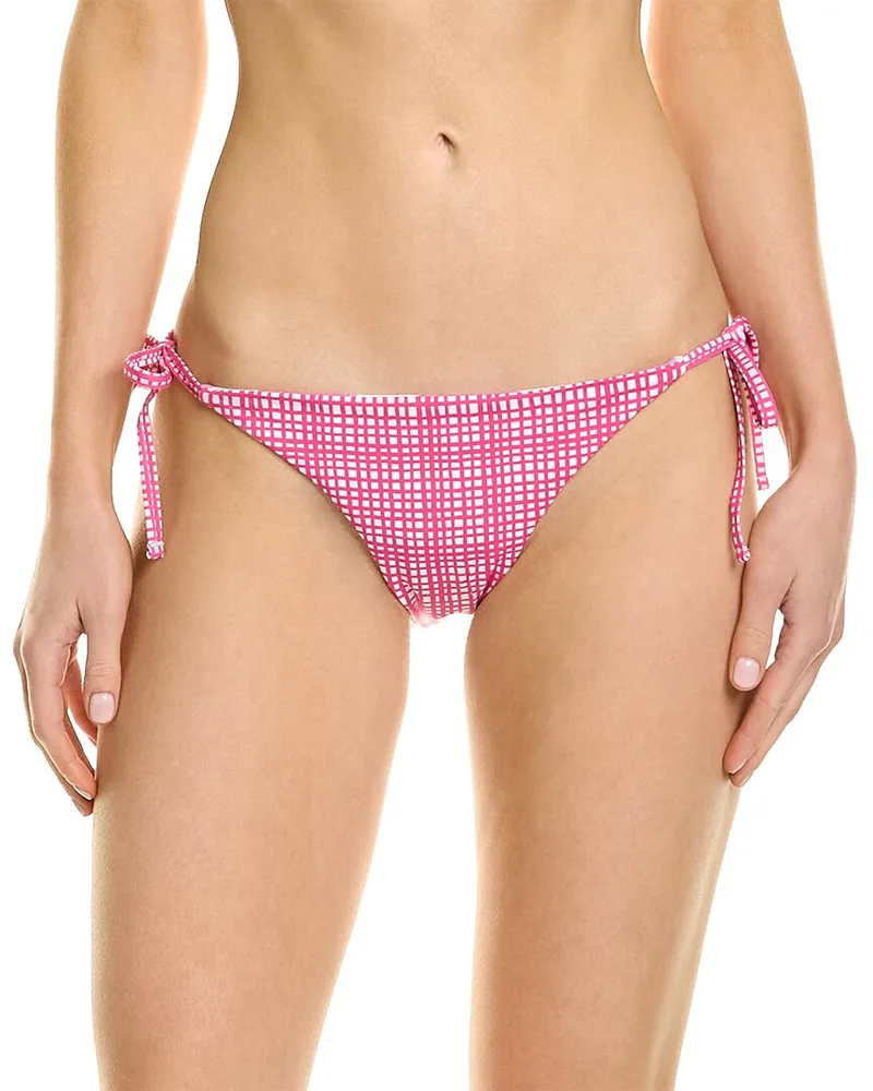 Solid and Striped The Iris Reversible String Bikini Bottom Pink