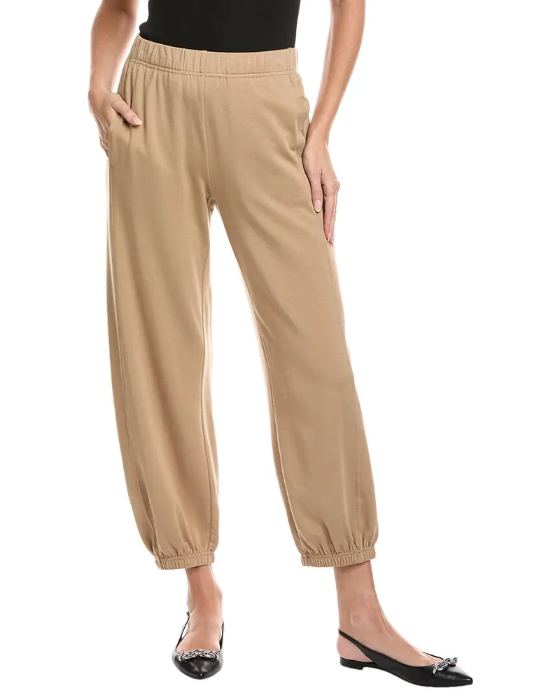 Eileen Fisher Ankle Lantern Pant Brown