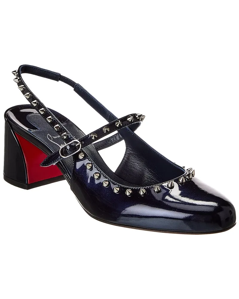 Christian Louboutin Janispikes 55 Patent Pump Black