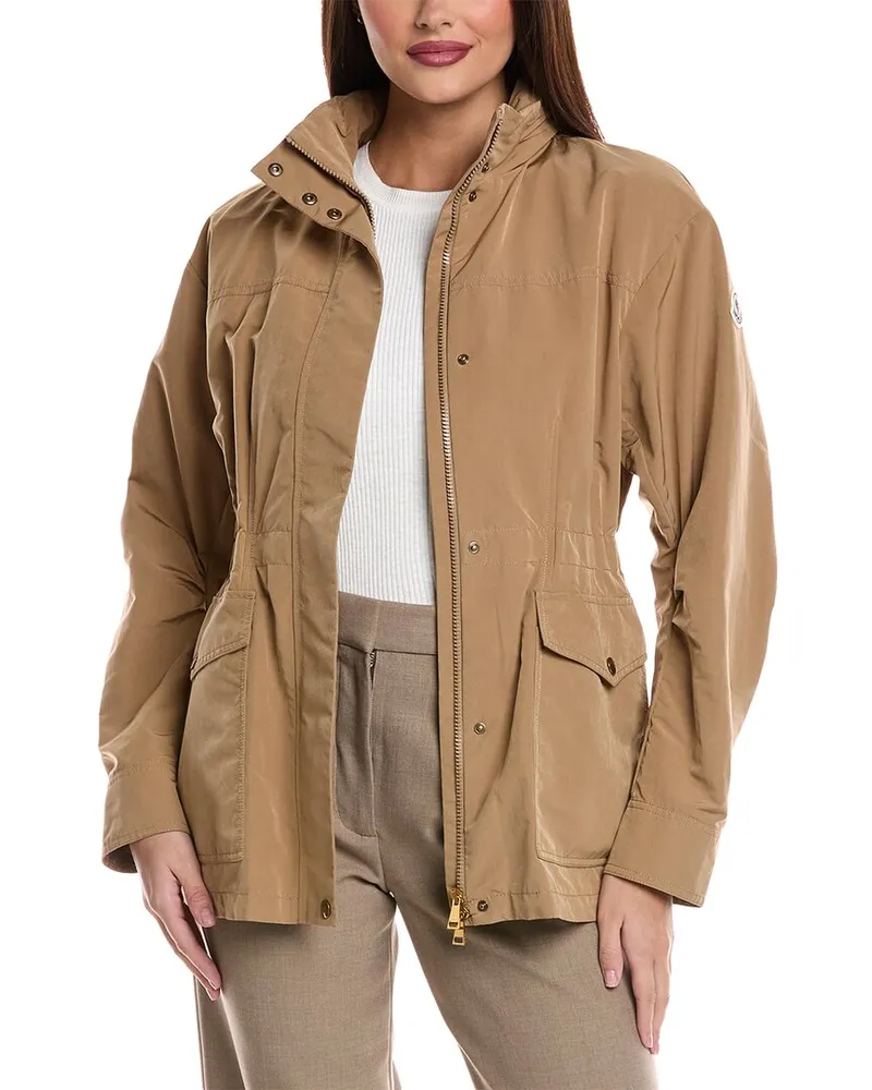 Moncler Nades Short Parka Tan