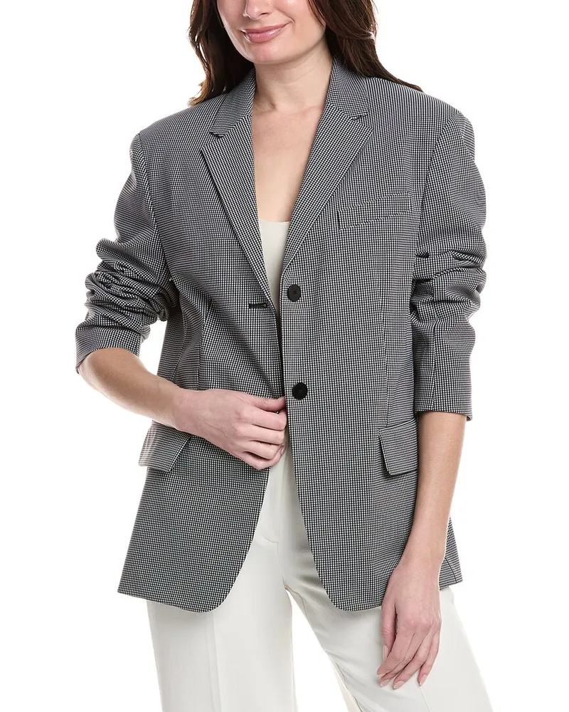 Theory Boxy Oversized Jacket Black