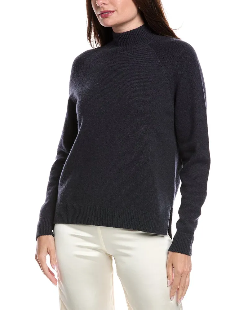 Peserico Wool, Silk, & Cashmere-Blend Sweater Blue