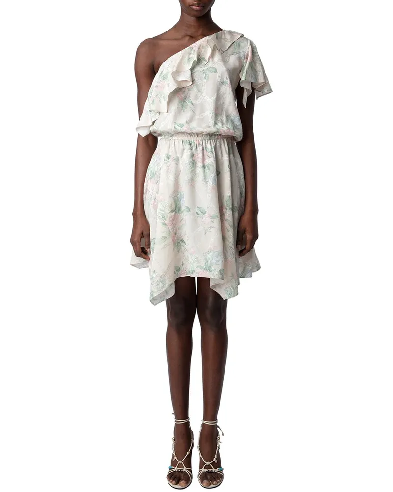 Zadig & Voltaire Robbie Jac Chaines Faded Silk Dress Nocolor
