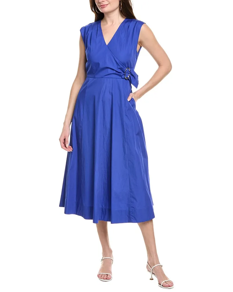 Derek Lam Aimee Midi Dress Blue