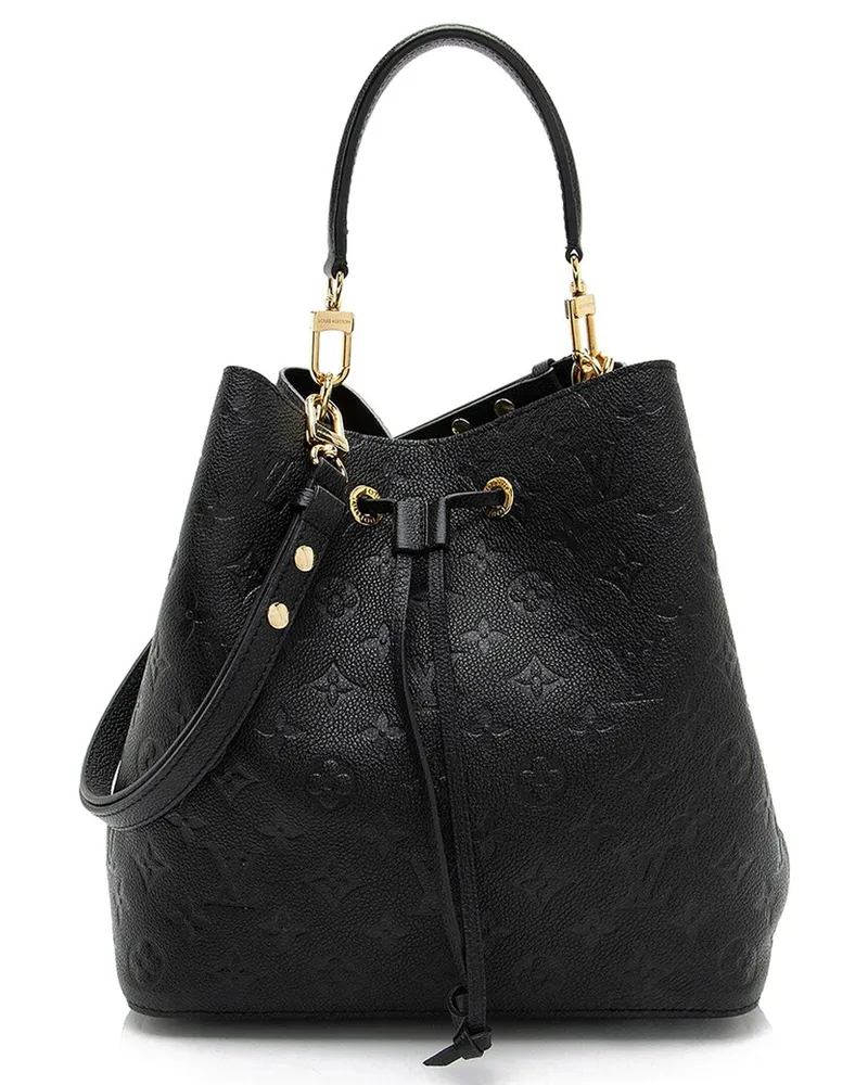 Louis Vuitton Black Monogram Empreinte Neonoe MM (Authentic Pre-Loved Nocolor