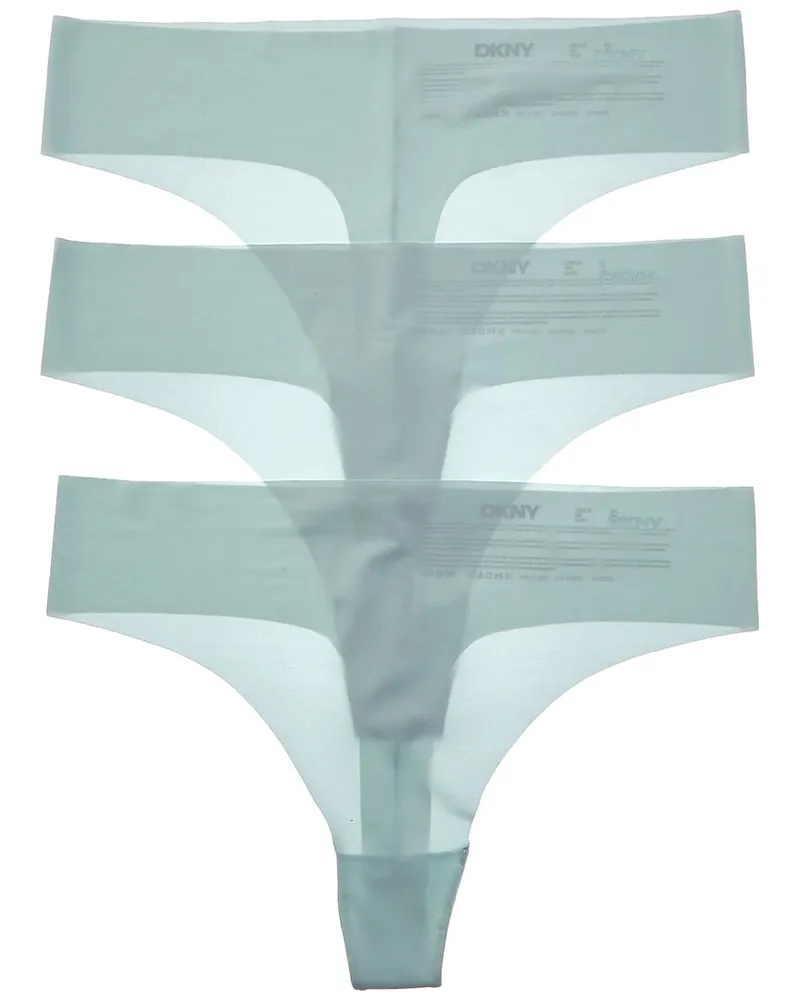 DKNY 3pk Litewear Cut Anywhere Thong Nocolor