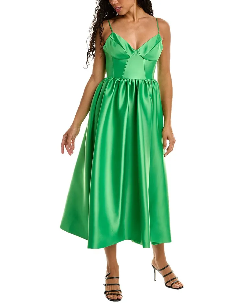 NICHOLAS Misty Midi Dress Green