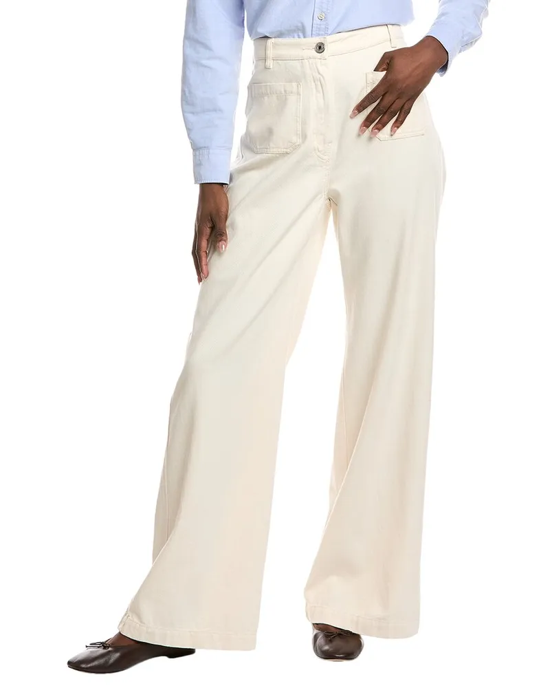Max Mara Filtro Trouser White