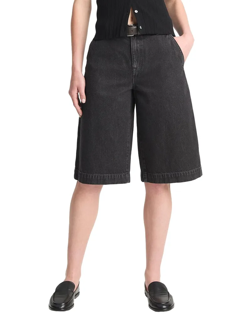 Vince Low Rise Longline Twill Short Nocolor