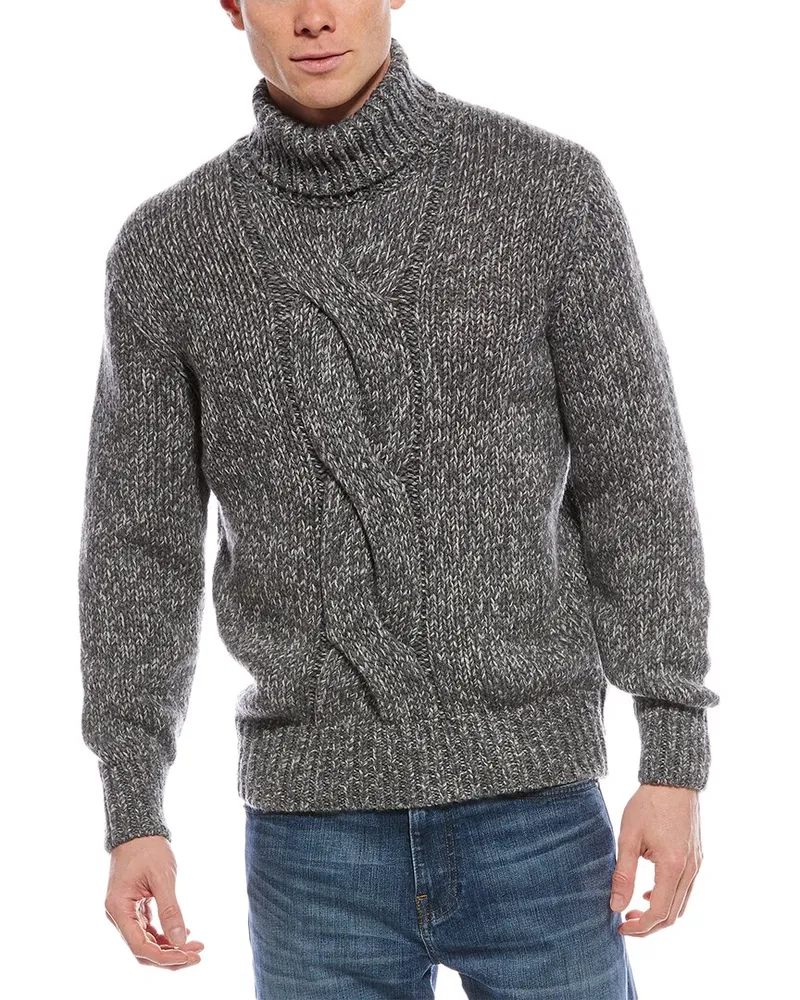 Brunello Cucinelli Cashmere Turtleneck Sweater Nocolor