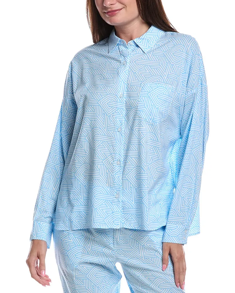 DKNY 2pc Top & Pant Sleep Set Blue