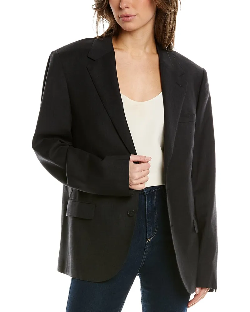 IRO Mitch Wool-Blend Jacket Grey