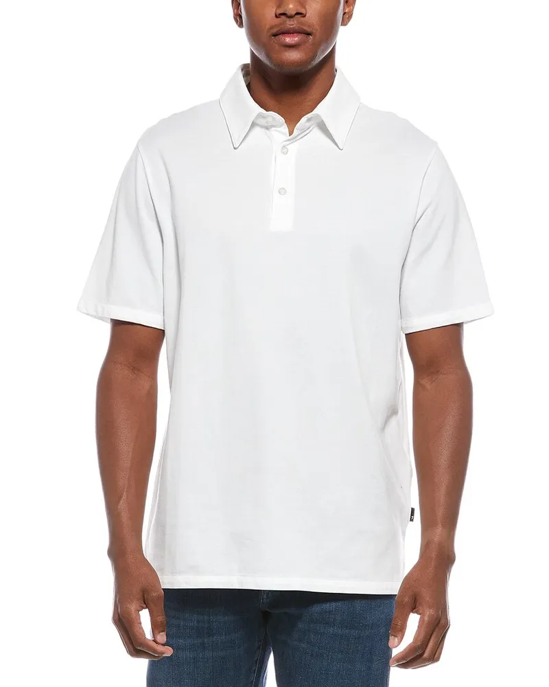 7 for all mankind Pique Polo Shirt White