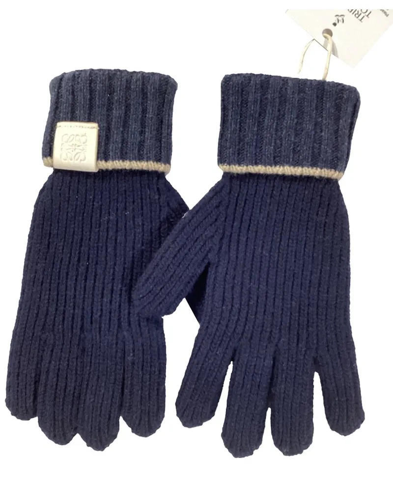 Loewe Anagram-Patch Gloves (Authentic Pre-Loved Nocolor