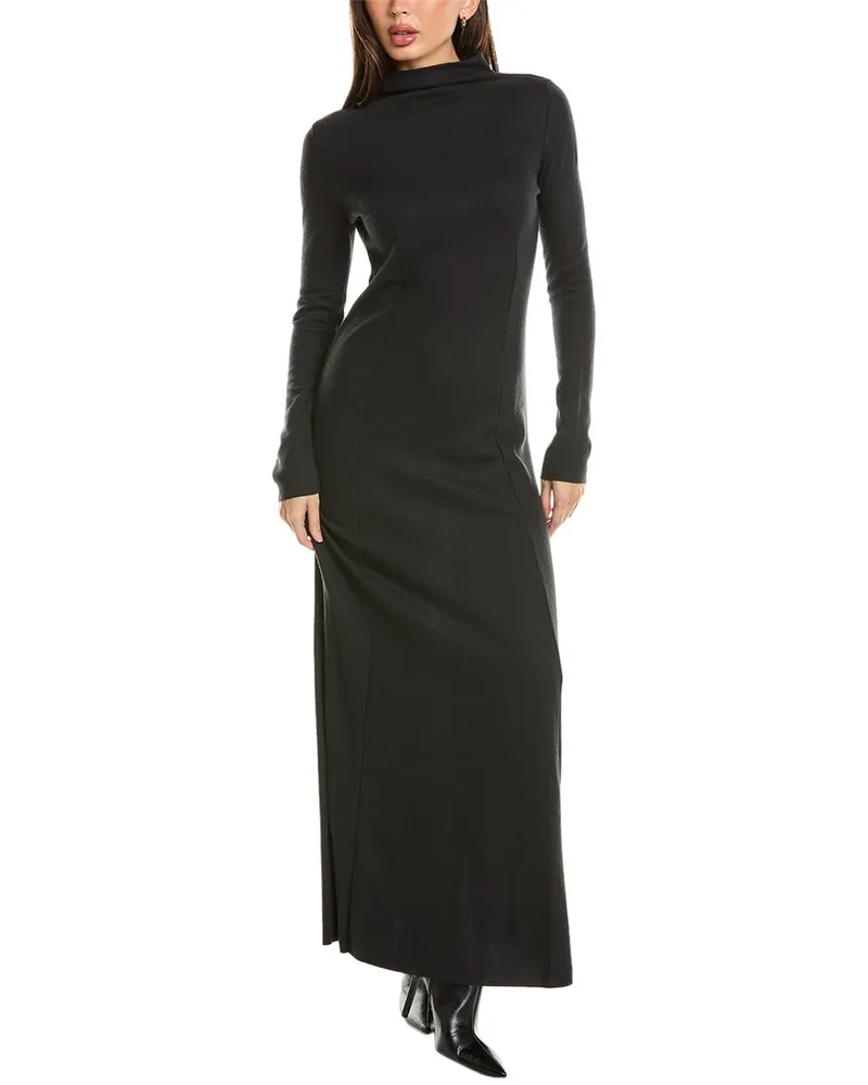 Rag & Bone Harlow Turtleneck Sweaterdress Black