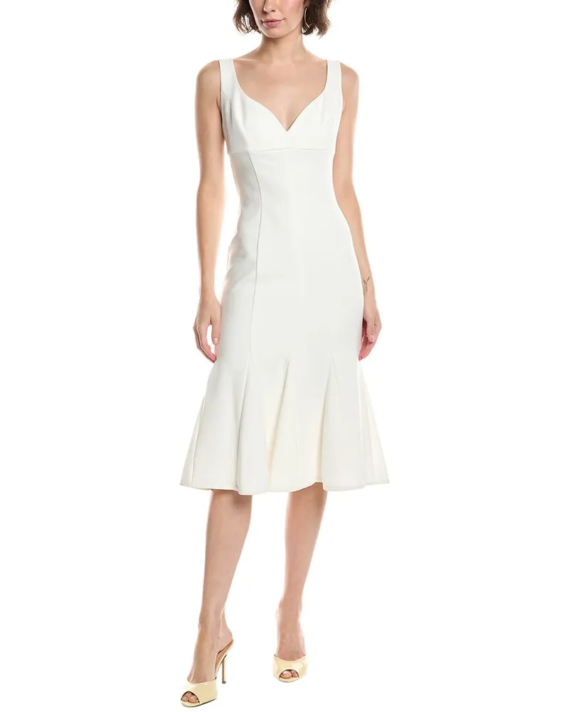 Black Halo Ashlyn Midi Dress White