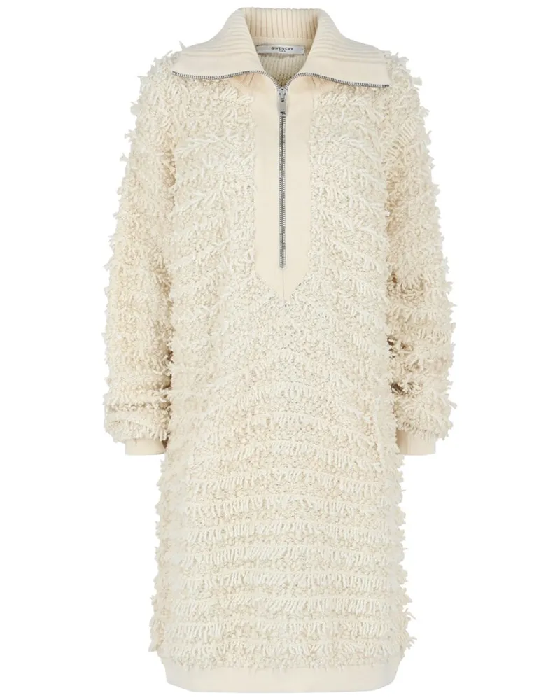 Givenchy Long Fringed Sweater White