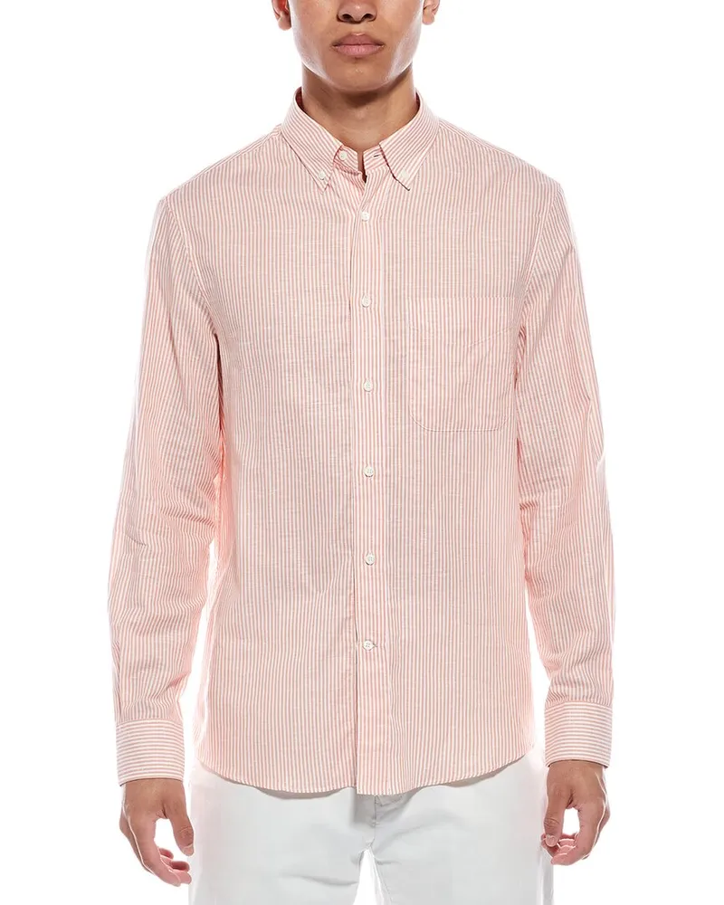 Brunello Cucinelli Easy Fit Linen-Blend Shirt Nocolor