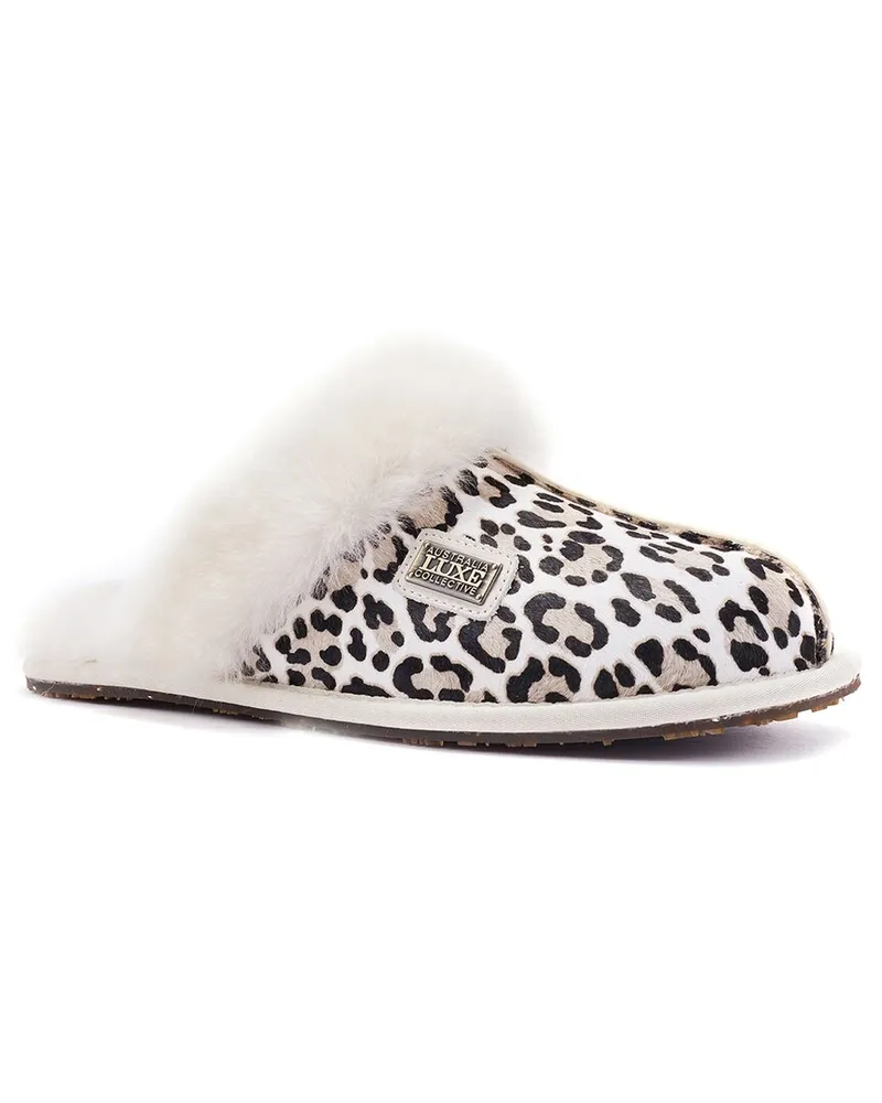 Australia Luxe Closed Mule Leather Slipper Nocolor