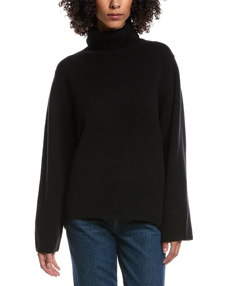 Totême Wool & Cashmere-Blend Sweater Black