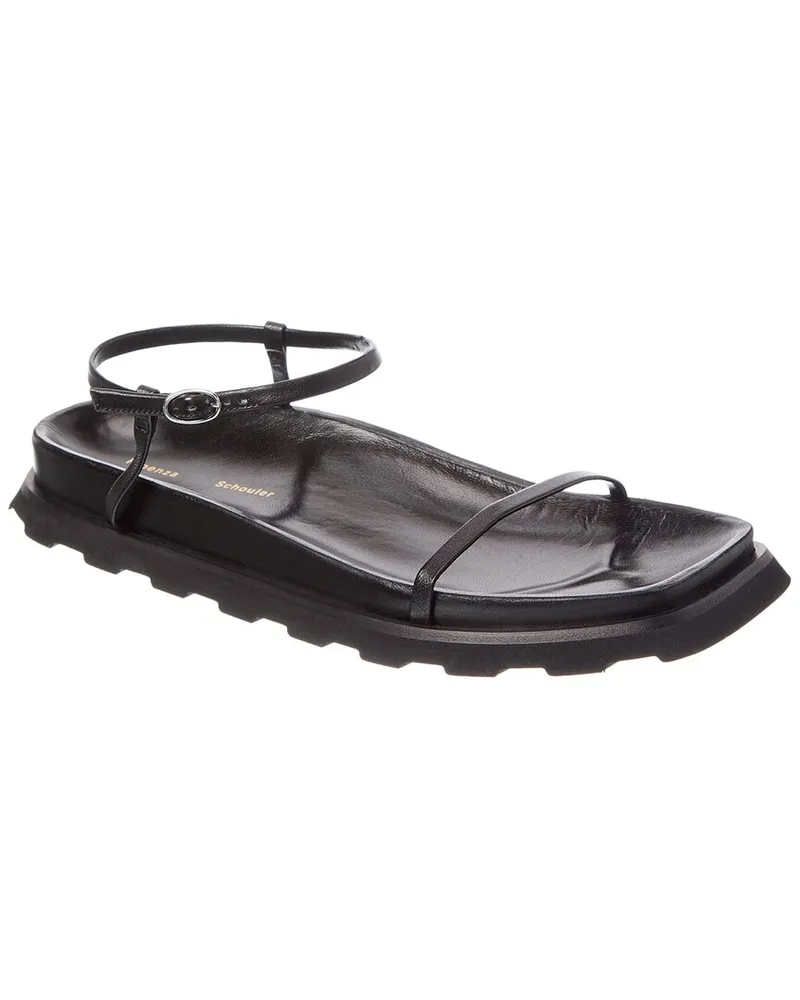 Proenza Schouler Leather Sandal Black