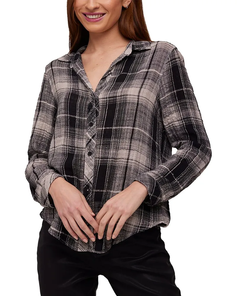 Bella Dahl Classic Button Down Blouse Nocolor