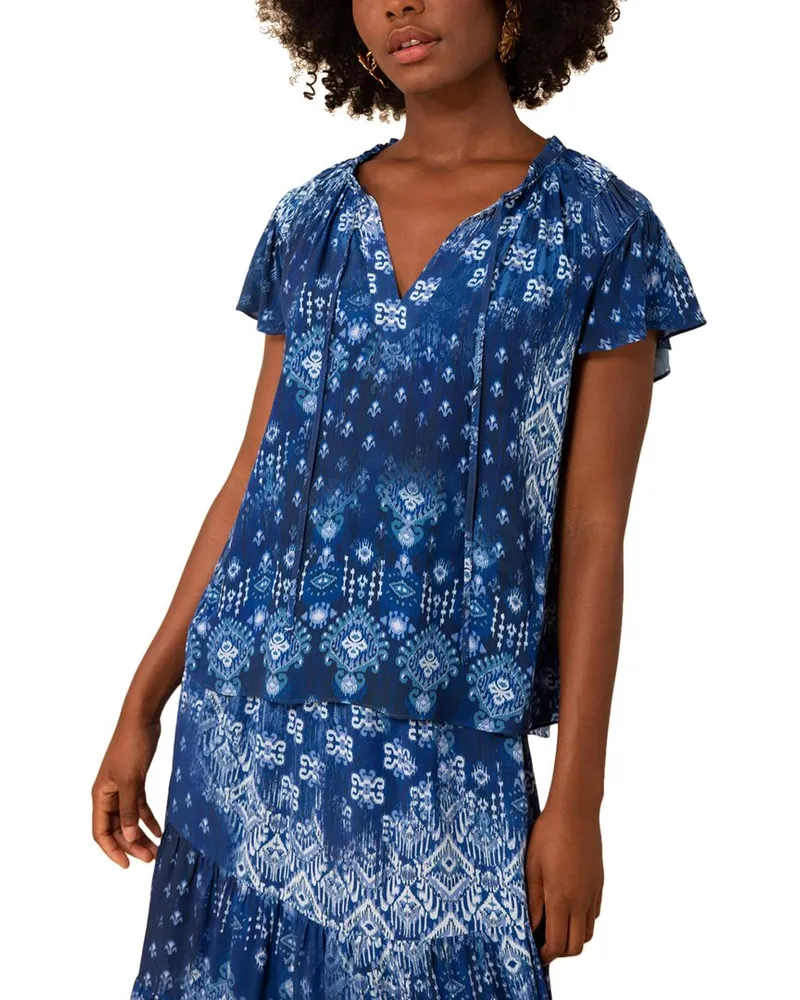 Hale Bob Faith Sleeveless Blouse Nocolor
