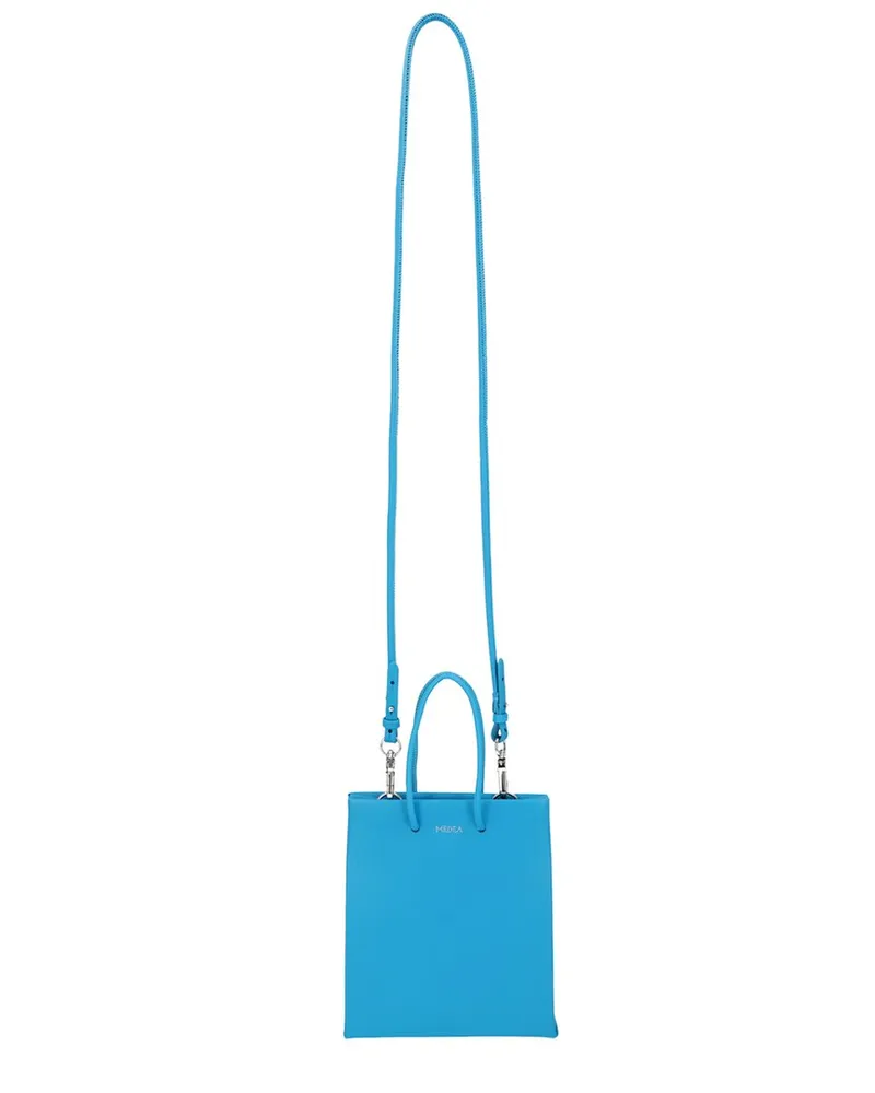 MEDEA Leather Tote Blue