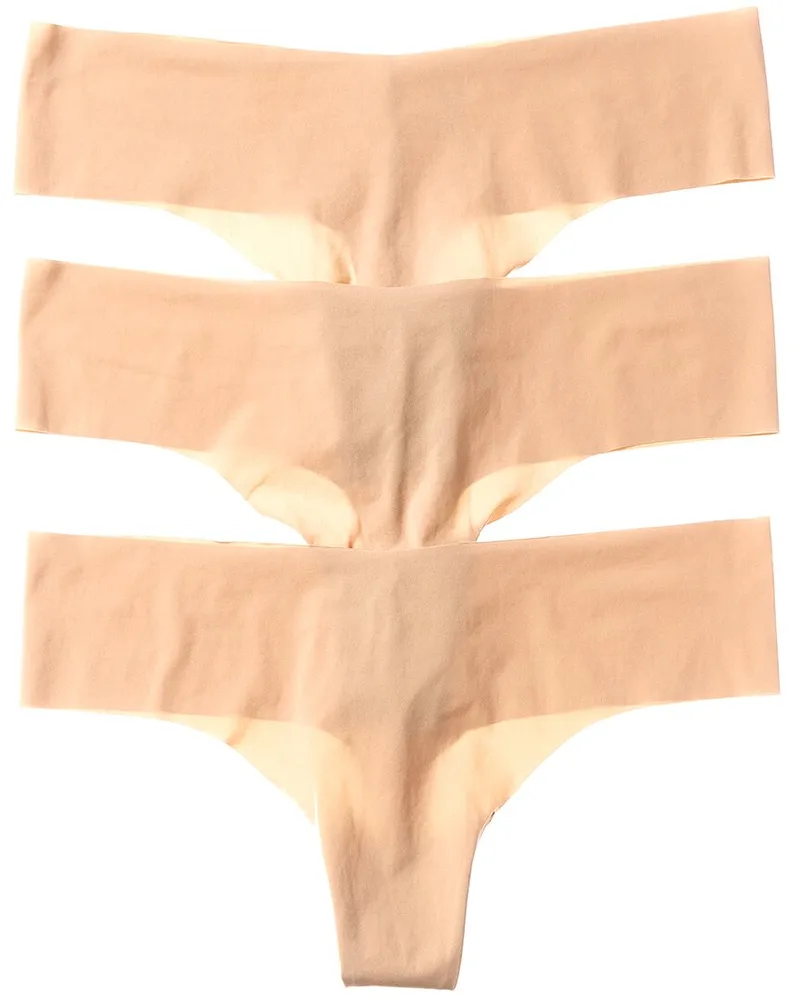 Cosabella 3pk Free Cut Microfiber Thong Nocolor
