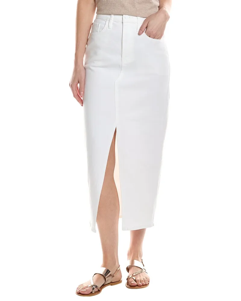 HUDSON Jeans Midi Skirt White