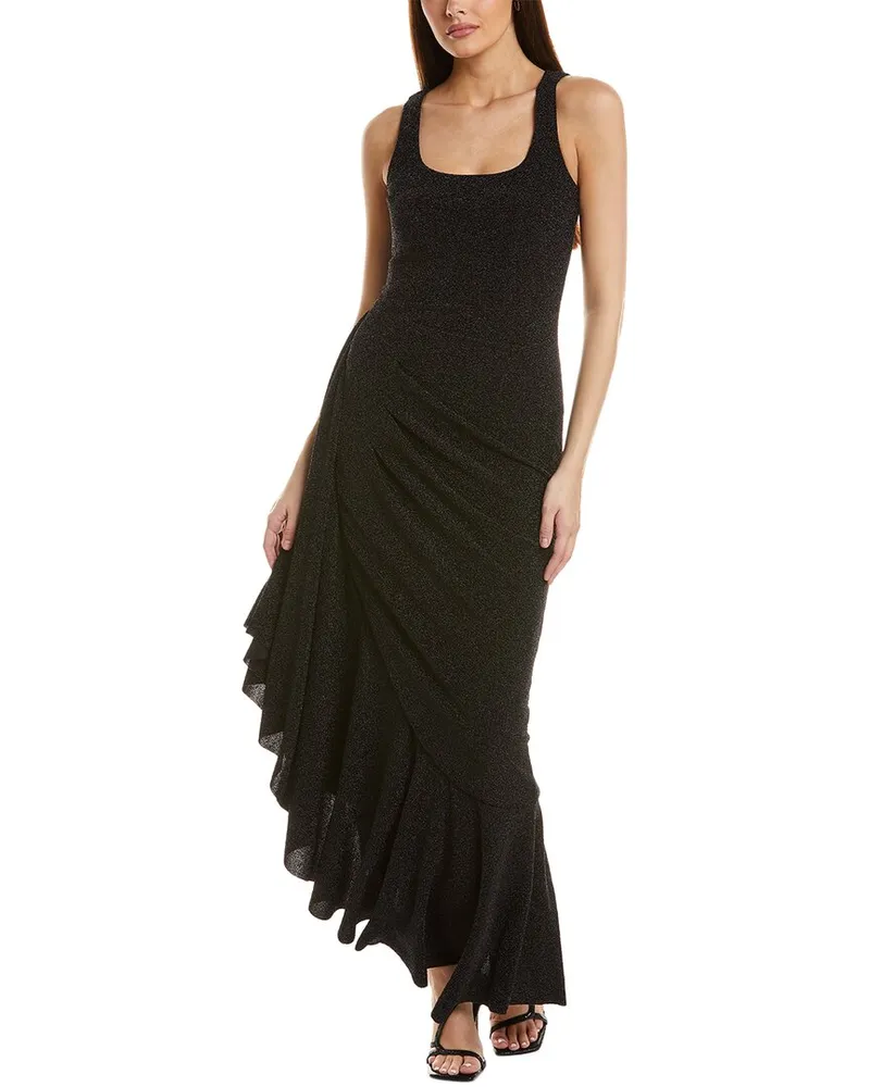 Black Halo Jewel Gown Black
