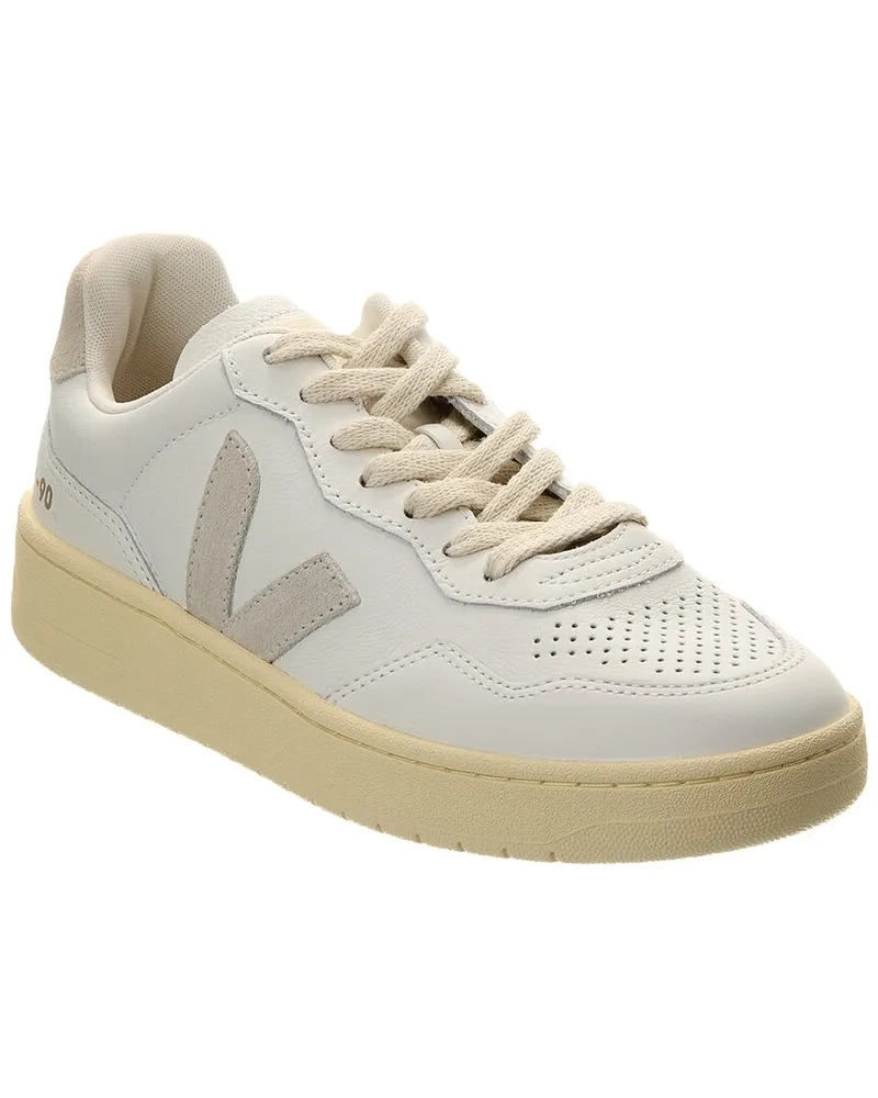 VEJA V-90 Leather Sneaker White