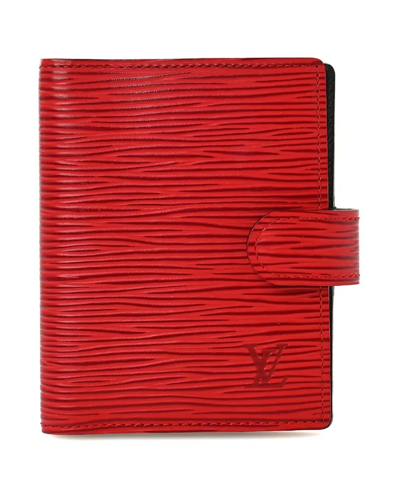 Louis Vuitton Red Epi Leather Mini Agenda Cover Castillan (Authentic Pre-Loved Nocolor