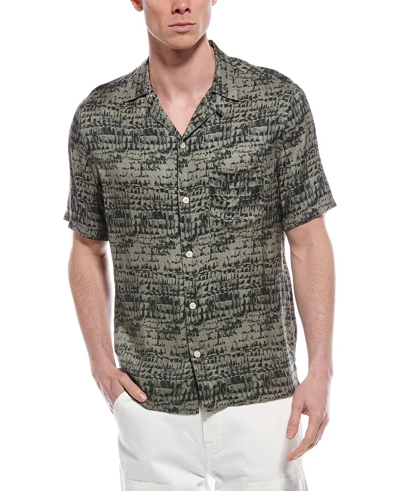AllSaints Liszt Shirt Black